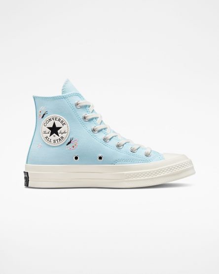 Women's Converse Chuck 70 Butterfly Wings High Top Shoes Blue / Black | AU 60514K